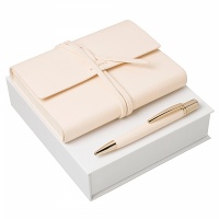 Sada zápisníku a propisovací tužky zn. NINA RICCI