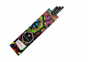 PIERRE CARDIN OPERA Sada 3 černých tužek s krystalem Swarovski - červený, modrý a zelený