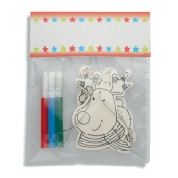 Vánoční vybarvovací ozdoby