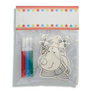 Vánoční vybarvovací ozdoby